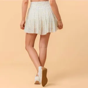 NWT! Blogilates Viral Taylor Swift Popflex Ballerina Skirt Skort White Floral XS thumbnail 3