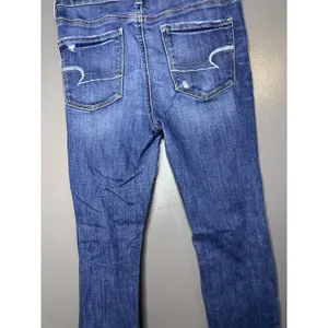 American Eagle Outfitters Super Hi-Rise Jegging Jeans Womens 8 Short Distressed thumbnail 6