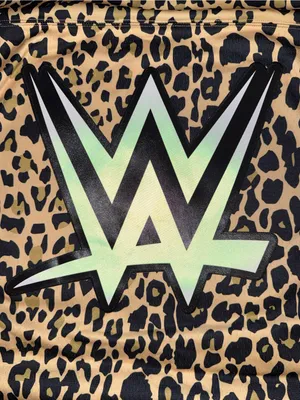 WWE Mitchell & Ness WrestleMania Vegas Leopard Print Jersey - Tan & Black thumbnail 13