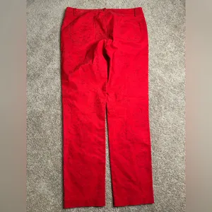 J. McLaughlin Felicity‎ Velveteen Red Jeans thumbnail 6