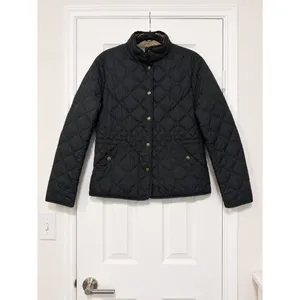 Eddie Bauer EB550 Goose Down Quilted Jacket Black Puffer Coat Women's Medium thumbnail 2