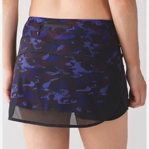 Lululemon Hounds Camo Emperor HottyHot Skort Skirt Sz 2 Run Athletic PocketsMesh thumbnail 1