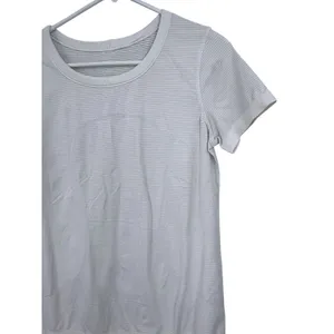 Lululemon 6 Swiftly Tech short sleeve shirt white top logo Tee T-shirt Crewneck thumbnail 3