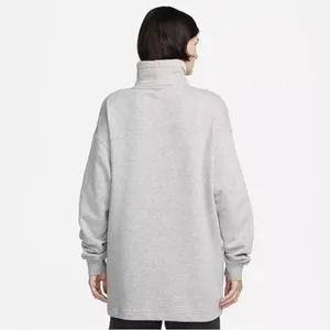Nike Women’s Club Fleece Lined Mock Neck Oversized Sweatshirt thumbnail 3