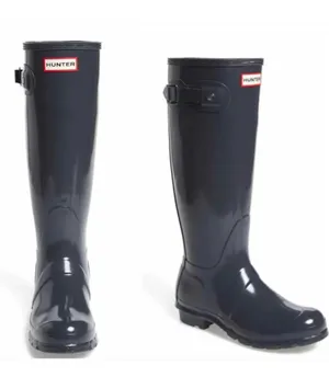 Hunter Rain Boots Tall Dark Grey thumbnail 4