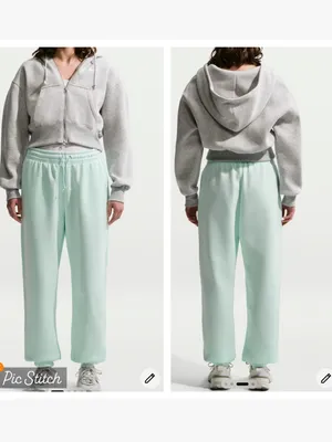 Nike Standard Fit Taper Leg Sweatpants Light Mint thumbnail 2