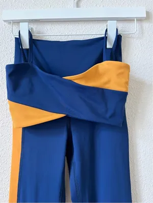 Tiger Friday Kennedy Flares & Crop Top Bra in Firefly Adult XS Athleisure Sporty thumbnail 2