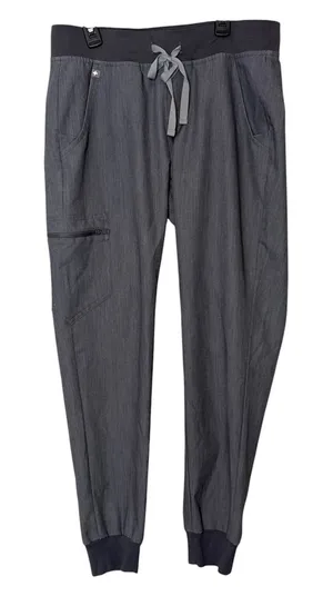 FIGS Womens Zamora Jogger Scrub Pants Size Small Gray PO# 1518 thumbnail 1