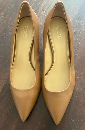 Michael Kors Tan Leather Women's Shoes small heel thumbnail 1