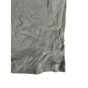 Nike Dri-Fit Seamless Ribbed Long Sleeve Brown Women's M V Neck Shirt Minimalist thumbnail 2
