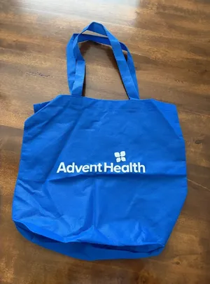 Advent Health Blue Tote Bag NEW thumbnail 1