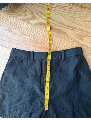 Babaton Aritzia Black Linen Blend Tailored Shorts Size 4 thumbnail 8
