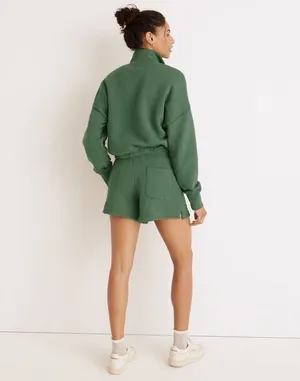 ✨Madewell MWL Airyterry Stitched-Pocket Hthr Versailles Green Sz XS Sweatshorts✨ thumbnail 3