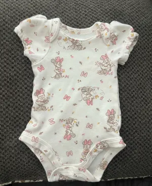 White Minnie Mouse Size newborn thumbnail 1