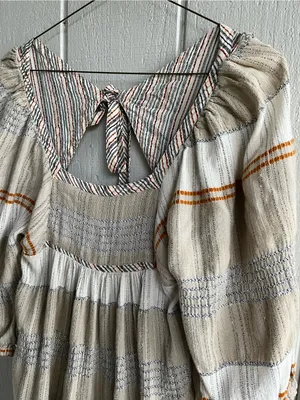 Free People Cosy Striped Mini Dress Co Size S thumbnail 2