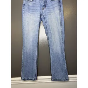 Aeropostale Low Rise Baggy Jeans Womens 000 Short Light Wash Blue Relaxed Denim thumbnail 3