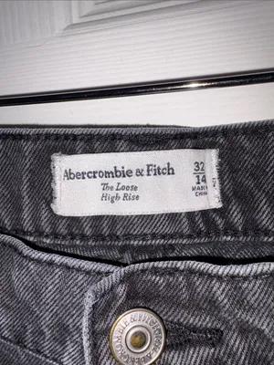 Abercrombie & Fitch The Loose High Rise Jeans Size 14L thumbnail 4