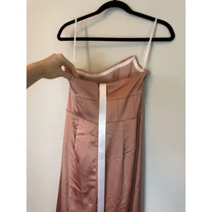 After Six Copper Penny Satin Convertable Gown Size 4 $269 6898 NEW thumbnail 14