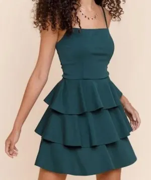 Green Altar’d State Ruffle Dress thumbnail 1