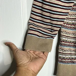 VTG - Woolrich women’s full zip colorful print sweater - Size Medium thumbnail 5