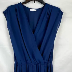 OODT Women’s Blue Wrap Jumpsuit Small thumbnail 3