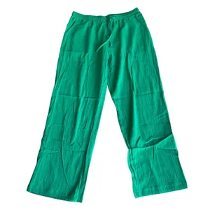 Women's Green Pull On Drawstring Elastic Waist Pants Size XL #260640 thumbnail 1