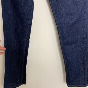Reformation Brooke High Straight Zip Jeans Womens Size 26 Dark Wash Blue thumbnail 10