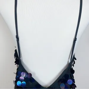 Elliatt Margaret Iridescent Paillette Embellishments Mini Dress Size Small NWT thumbnail 6