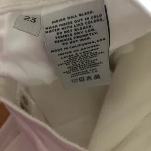 JBrand White jeans size 23 thumbnail 3