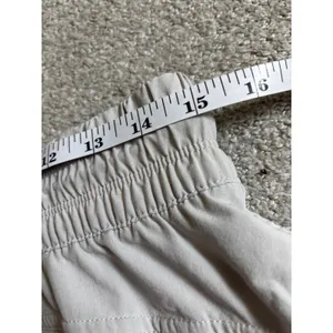 Athleta Skirt 8 Tan Activewear Hiking Utility Gorpcore Drawstring Zip Front thumbnail 7