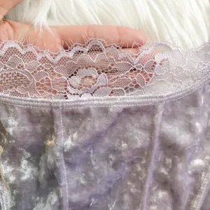 Light purple velvet bodysuit, brand new with tag thumbnail 4