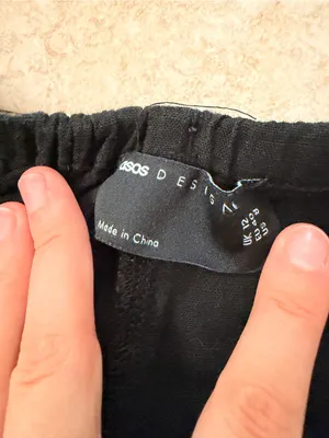 ASOS Design Black Drawstring Shorts thumbnail 3