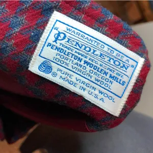 Pendleton plaid blazer size 16 crimson blue thumbnail 4