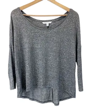 American Eagle Womens Top Medium Long Sleeve Lightweight Soft‎ Knit Lounge Comfy thumbnail 1