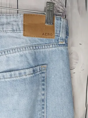 Aeropostale High Rise Y2K 90’s Style Skater Grunge Casual Wide Leg Jeans thumbnail 6