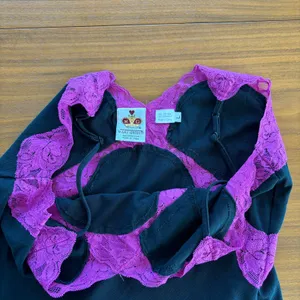 Vintage 90s Mary Green Lace Cami Large Tank Top Y2K Fairy Glam Whimsigoth Pink thumbnail 7
