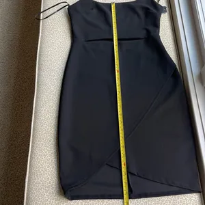 NWT Lulu’s Little Black Dress with peek a boo front opening thumbnail 11