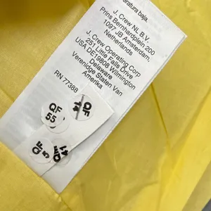 Madewell Yellow Cotton Blend Belted Trench Coat N0885 Womens‎ Size Small NWT thumbnail 9