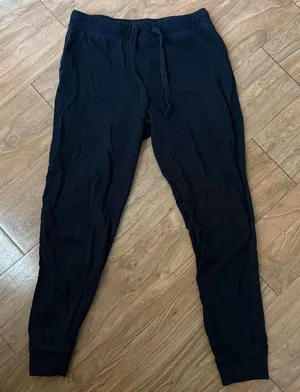 H&M Black Jogger Sweatpants thumbnail 1