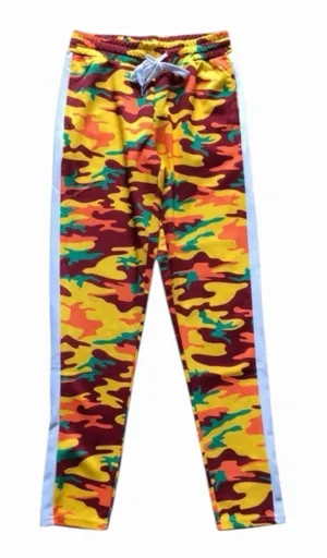 Redfox Rainbow Camo Jogger Pants Medium Multicolor Streetwear NWT Unisex thumbnail 1
