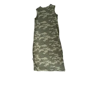 Universal Thread Camo Sleeveless Maxi Dress Small 100% Cotton Casual Tank Dress thumbnail 2