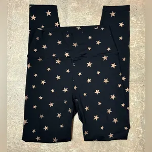 SPIRITUAL GANGSTER Black Leggings with Gold Stars Size Small thumbnail 7