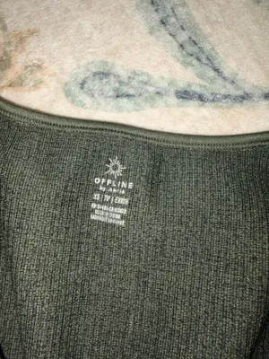 OFFLINE by Aerie Long Sleeve Cropped Top thumbnail 3