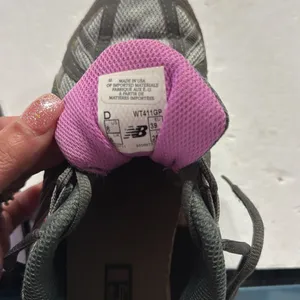 New Balance 411 All Terrain Gray Pink Athletic Shoes Outdoor hiking 8 camping thumbnail 9