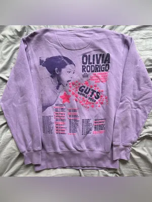 Olivia Rodrigo Fan Made Purple Hoodie thumbnail 3