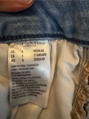 American Eagle Outfitters Medium Blue Skinny Jeans - Women's thumbnail 5