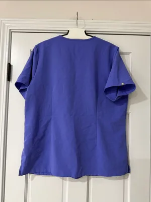 Figs Scrubs Top Casma Three-Pocket Womens Sz XL Lavender Dew Medical Nurse thumbnail 6