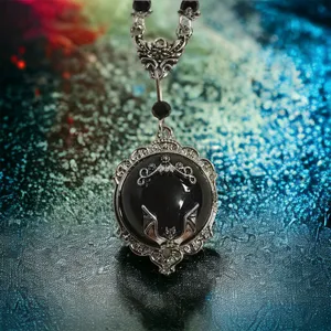 Gothic Bat Silver Plated‎ Pendant Necklace Faux Fashion Jewelry thumbnail 6