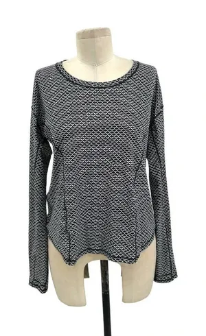 Lululemon On Pace Long Sleeve Monochromic‎ Black Size 10 thumbnail 1