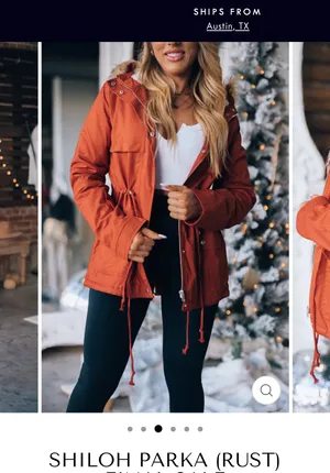 Love Tree Boutique Parka Jacket thumbnail 5